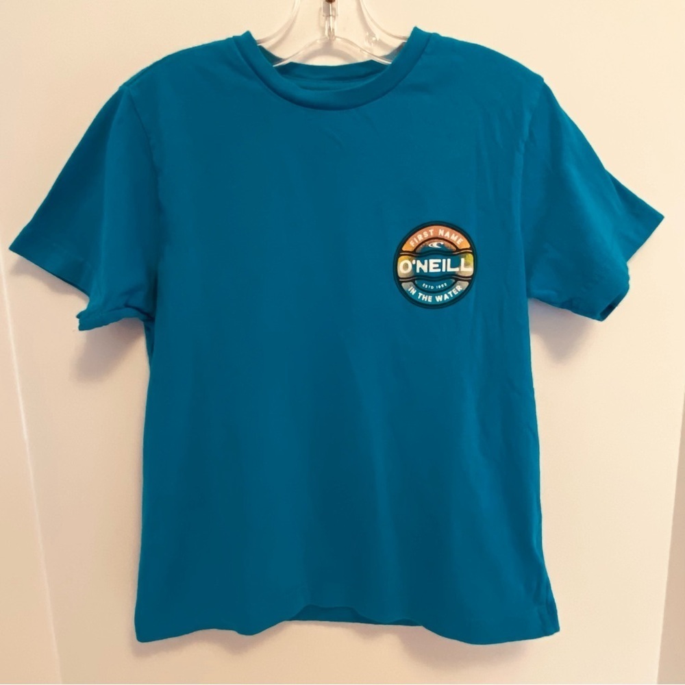 O'Neill Boys Standard Fit Ripple Short Sleeve T-Shirt Electric Blue Size Small